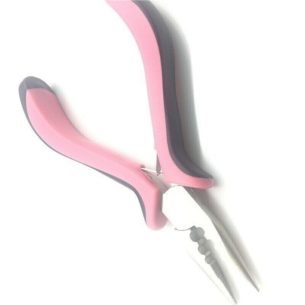 Hair Extensions Pliers 5" Professional for Nano Rings Silicone Micro Beads Tool